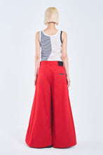 画像をギャラリービューアに読み込む, ! Pre-Order ! Pin tuck Baggy Pants Red
