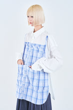 画像をギャラリービューアに読み込む, ! Pre-Order !  Apron Shirt. Blue Check

