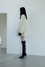 画像をギャラリービューアに読み込む, Reversible Quilted Ma-01 Ecru×Black
