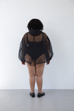 画像をギャラリービューアに読み込む, See-through Pin tuck Nylon Short Mods coat
