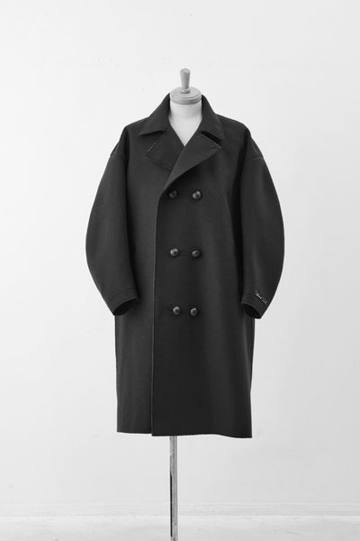 Long P Coat  Black
