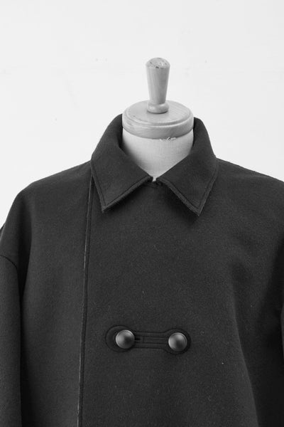 Long P Coat  Black