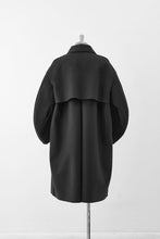 画像をギャラリービューアに読み込む, Long P Coat  Black

