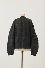 画像をギャラリービューアに読み込む, Shirring lace cardigan Black
