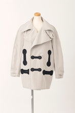 LOAD IMAGE TO GALLERY VIEWER, LINEN BEIGE SHORT P COAT
