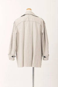 LINEN BEIGE SHORT P COAT