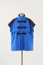 画像をギャラリービューアに読み込む, THREE LAYER VEST PONCHO BLUE
