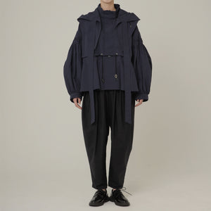 4Way Pin tuck Nylon Short Mods coat 4Color