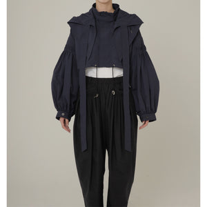 4Way Pin tuck Nylon Short Mods coat 4Color