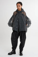 画像をギャラリービューアに読み込む, See-thorough Gingham Check Anorak 2colors
