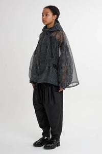 See-thorough Gingham Check Anorak 2colors