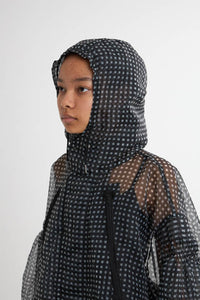 See-thorough Gingham Check Anorak 2colors