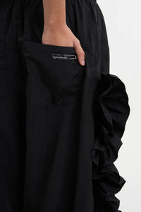 Frills Nylon Pants 2Colors