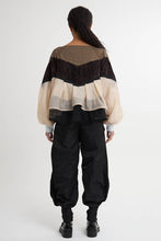 画像をギャラリービューアに読み込む, Boat Neck Layered Windbreaker 3Colors

