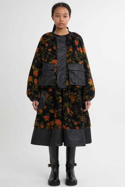 !Pre order!  Flower Boa Jacket