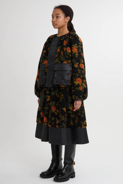 !Pre order!  Flower Boa Jacket