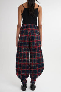 Scratch Tartan Check Bontan Pants