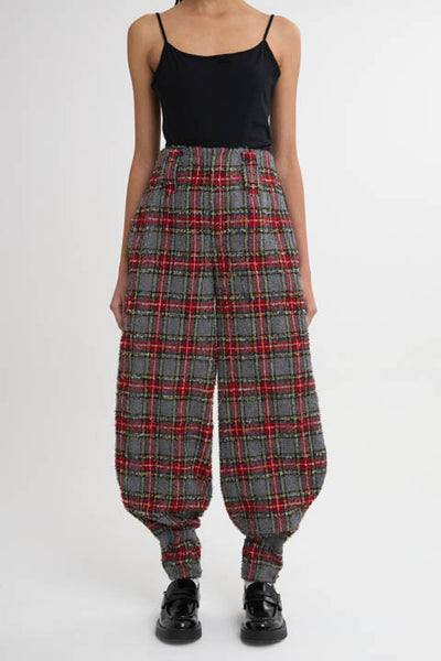 Scratch Tartan Check Bontan Pants