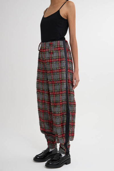 Scratch Tartan Check Bontan Pants