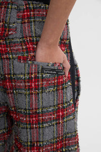 Scratch Tartan Check Bontan Pants