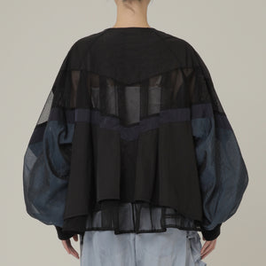 !Pre-Order! V Neck Layered Windbreaker 3Color