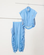 画像をギャラリービューアに読み込む, Perforated nylon Frill Pants 3colors
