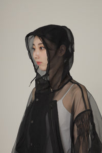 See-through Pin tuck Short Mods Jacket 3 Color