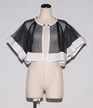 画像をギャラリービューアに読み込む, !Pre-Order! Tuck layered Swing Top:Black
