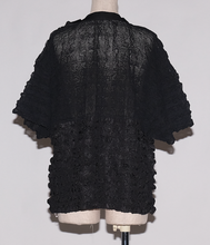 画像をギャラリービューアに読み込む, !Pre-Order! Shirring lace Blouse  Black
