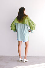 画像をギャラリービューアに読み込む, !Pre-Order! Flower embroidered nylon anorak:Leaf Green
