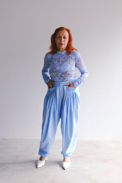 Tuck pants  Sky blue