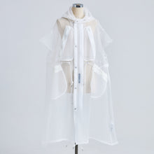 画像をギャラリービューアに読み込む, See-through French Sleeve Cape Dress
