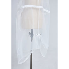 画像をギャラリービューアに読み込む, See-through French Sleeve Cape Dress
