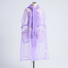 画像をギャラリービューアに読み込む, See-through French Sleeve Cape Dress
