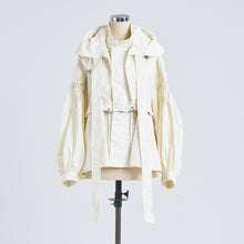 画像をギャラリービューアに読み込む, 4Way Pin tuck Nylon Short Mods coat 4Color
