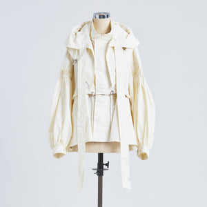 4Way Pin tuck Nylon Short Mods coat 4Color