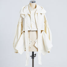 画像をギャラリービューアに読み込む, 4Way Pin tuck Nylon Short Mods coat 4Color

