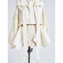 画像をギャラリービューアに読み込む, 4Way Pin tuck Nylon Short Mods coat 4Color
