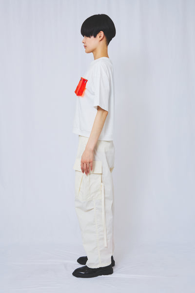 !Pre order!  PVC Pouch Tee 2colors