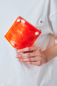 !Pre order!  PVC Pouch Tee 2colors