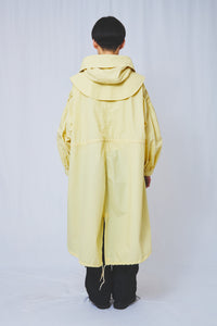 !Pre order!  2WAY Pin tuck Nylon Long Mods coat 4colors