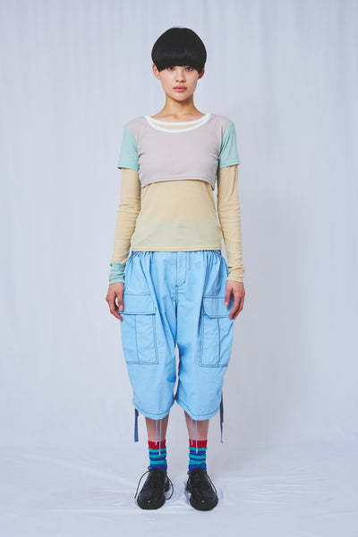 !Pre order!  Layered jersey top 2colors