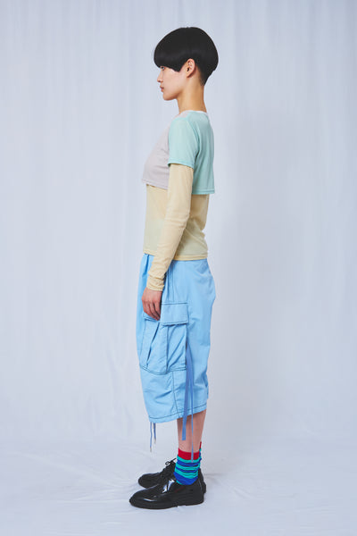 !Pre order!  Layered jersey top 2colors