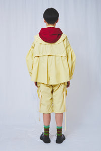 !Pre order! 4WAY Pin tuck Nylon Short Mods Jacket 4Colors