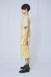 !Pre order!  Wavy Frill polo shirt 2colors