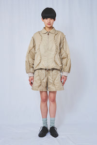 !Pre order!  Wavy Frill Flight jacket 2colors
