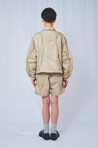 !Pre order!  Wavy Frill Flight jacket 2colors