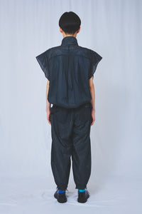 !Pre order!  Perforated nylon jacket 2colors