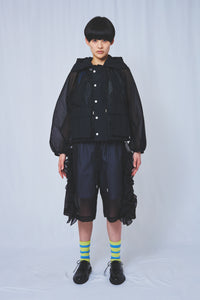 !Pre order!  Reversible see-through Jacket 2colors