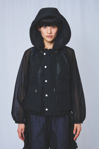 !Pre order!  Reversible see-through Jacket 2colors